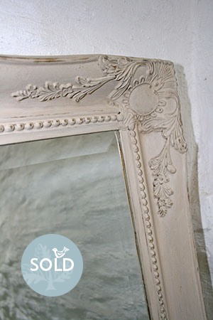 Pedran hand painted shabby chic  Ornate Large Mirror