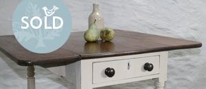 Pedran hand painted shabby chic  Pembroke Table