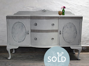 Pedran hand painted shabby chic  Pretty French style Sideboard/Dresser