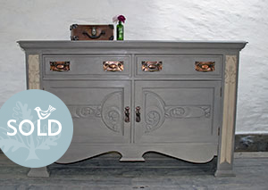 Pedran hand painted shabby chic  Arts and Crafts Sideboard/Dresser