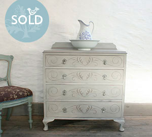 Pedran hand painted shabby chic  Pretty Painted Chest