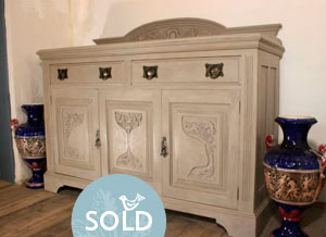 Pedran hand painted shabby chic sideboard