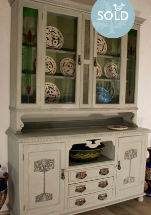 Pedran hand painted Vintage Dresser