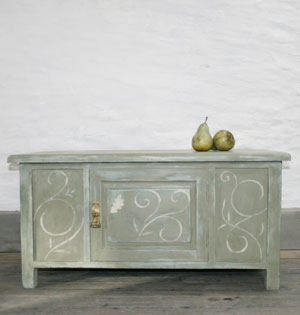 Pedran hand painted Blanket Box