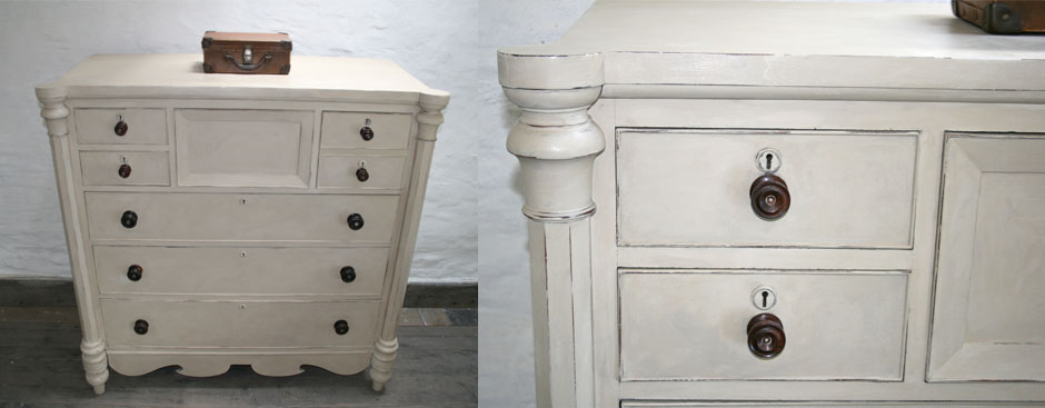 Pedran hand painted Scotch Chest of Drawers