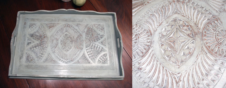 Pedran chabby chic Ornate Tray