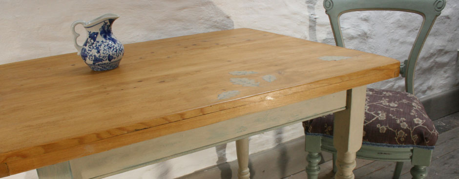 Pedran hand painted Kitchen Table