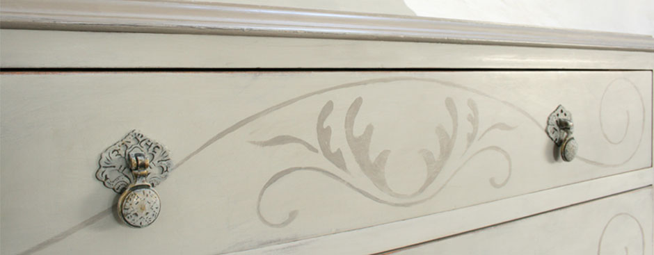 Pedran hand painted Chest